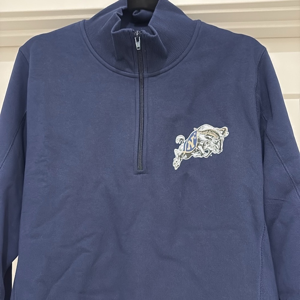 NWOT [Sport-Tek] Naval Academy Navy Midshipmen Quarter-Zip Pullover Women’s XL - Picture 6 of 12